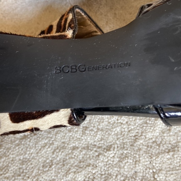 👠 BCBGeneration Harmony Leopard Print Platform Heels Size 8 NWOT - Picture 7 of 11